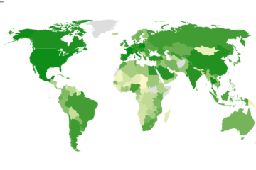 Map: World Tourism Rankings by Country