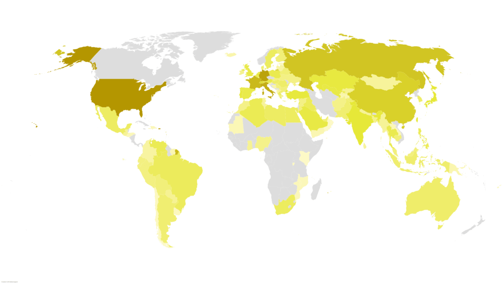 Top 100 Countries With Largest Gold Reserves In 2024