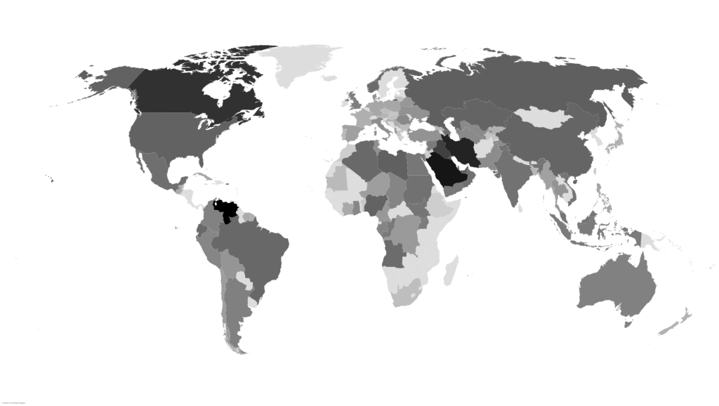 Oil Reserves By Country (2024) - Country Cassette