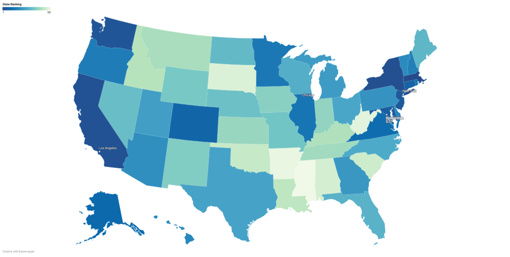 Average Salary by State in the United States 2024 A Comprehensive Guide