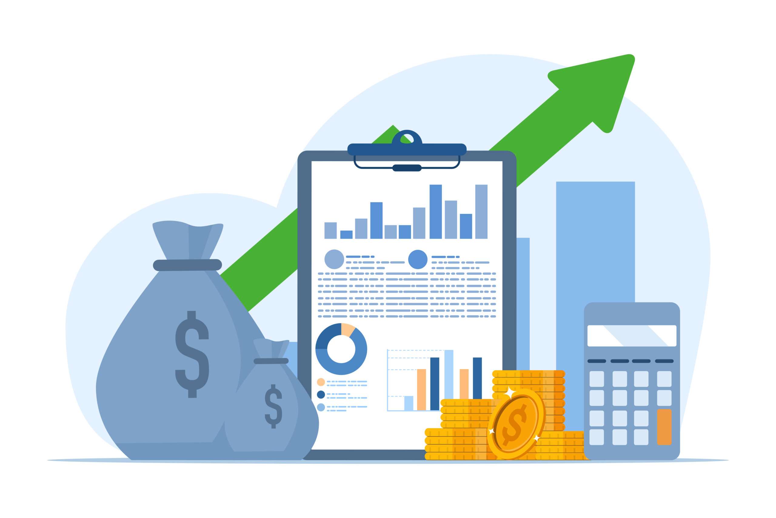 129911605_Untitled accounting or finance concept- business plan and budget- analyst- accountant- economic- flat illustration vector banner and background 11
