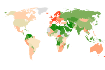 diesel prices by country 2026 map
